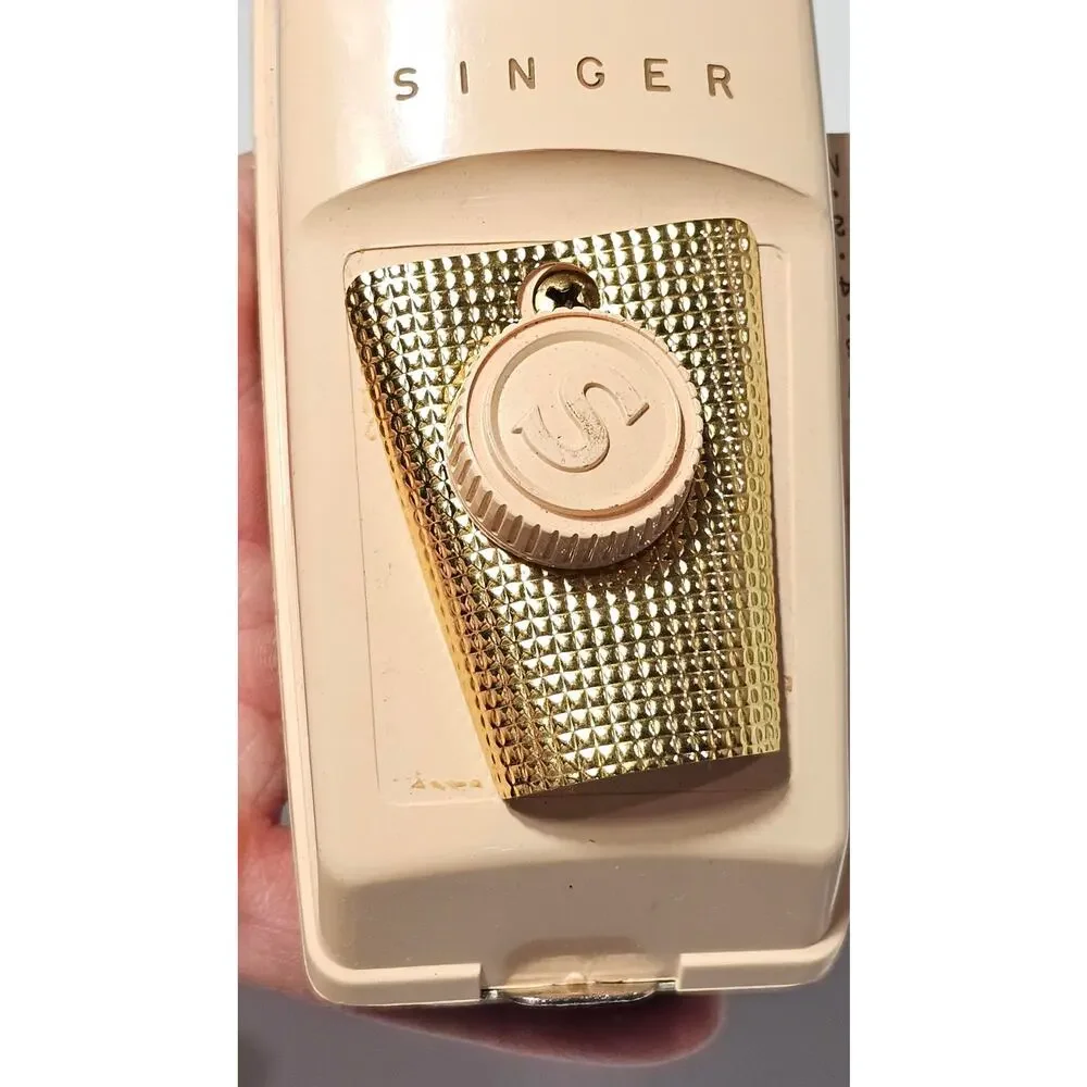 Vintage Singer Buttonholer Atomic Mint Green 1960